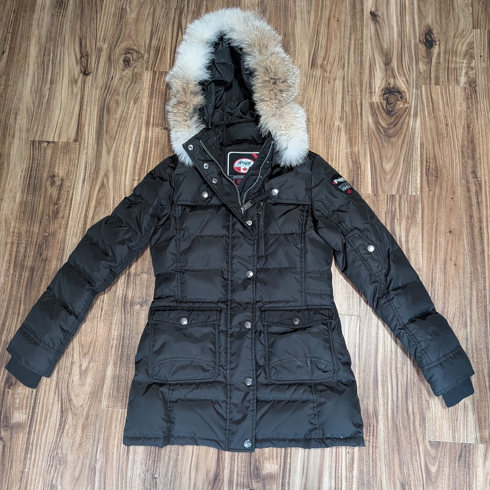 Pajar Women's Parka Fur Trim Coat